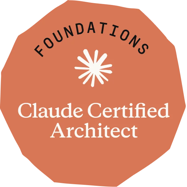 Claude Certified Architect – Foundations badge