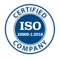 ISO 20000 certified